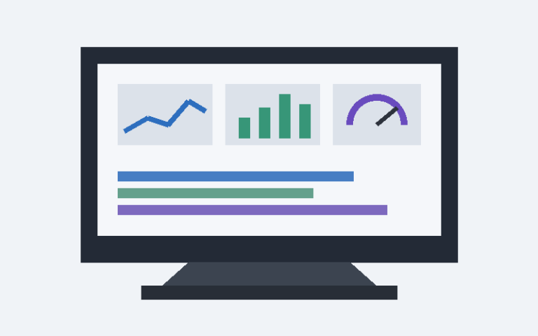 Core Web Vitals ve web sitesi performansını temsil eden ekran grafikleri