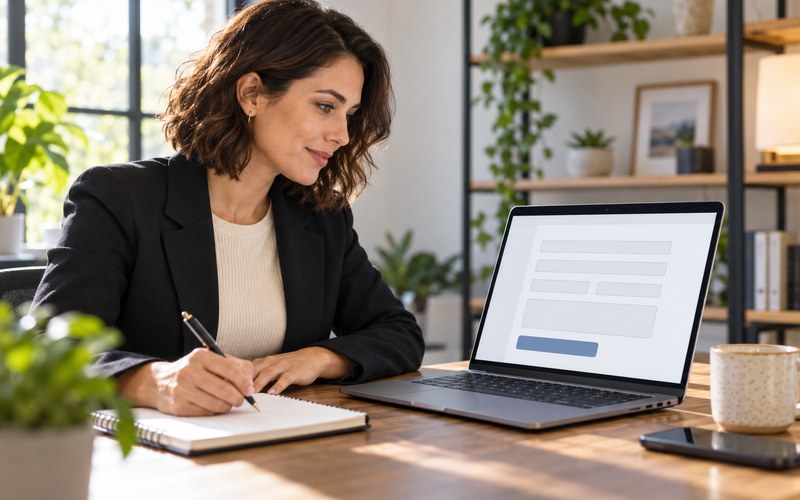 Kurumsal web sitesinde teklif formu hazırlanması