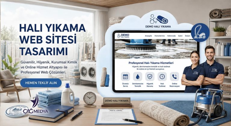 Halı Yıkama Web Sitesi Tasarımı