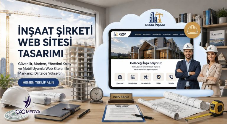İnşaat Şirketi Web Sitesi Tasarımı