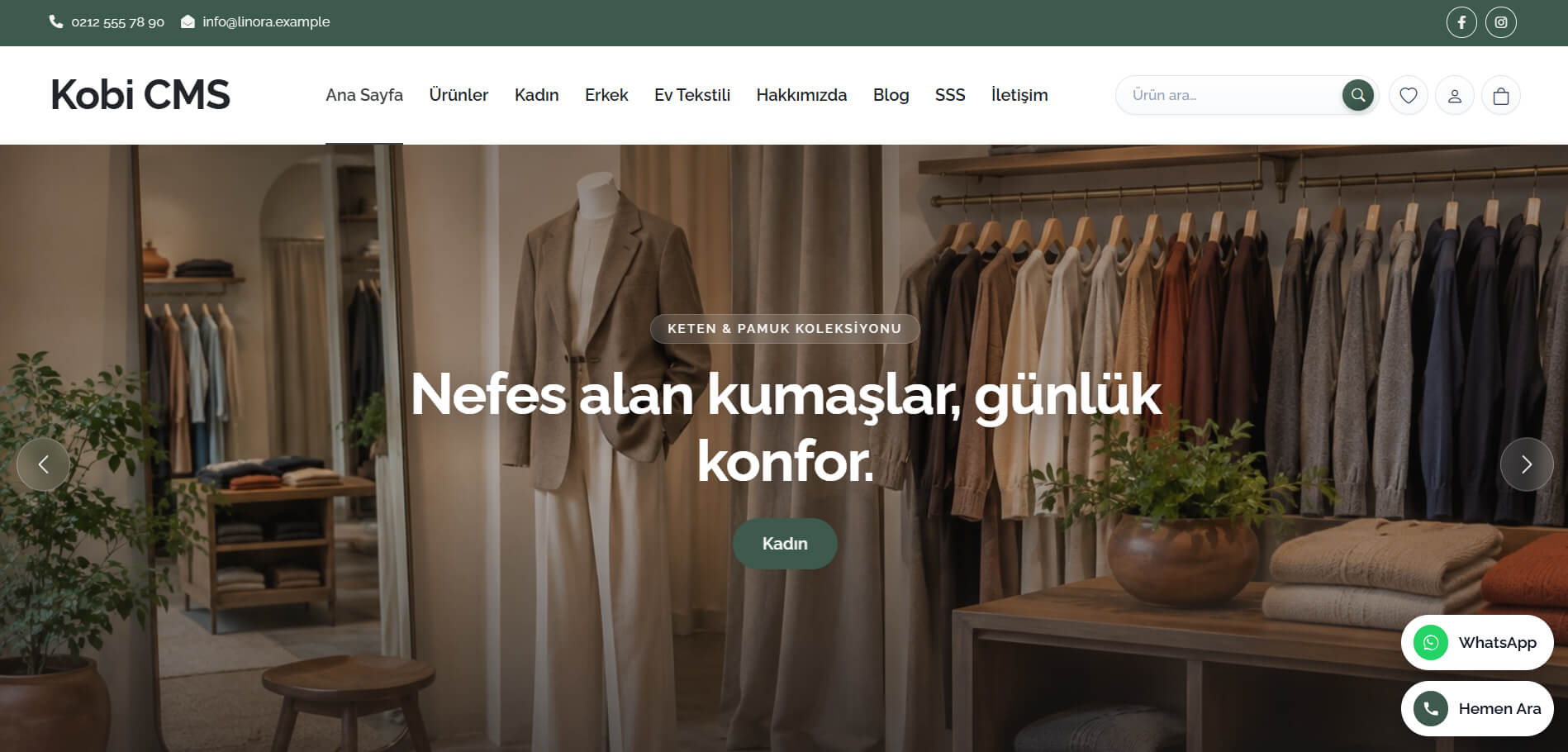 Kobi CMS E-Ticaret