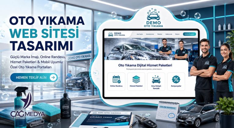Oto Yıkama Web Sitesi Tasarımı