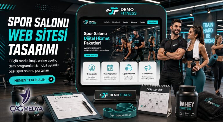Spor Salonu Web Sitesi Tasarımı