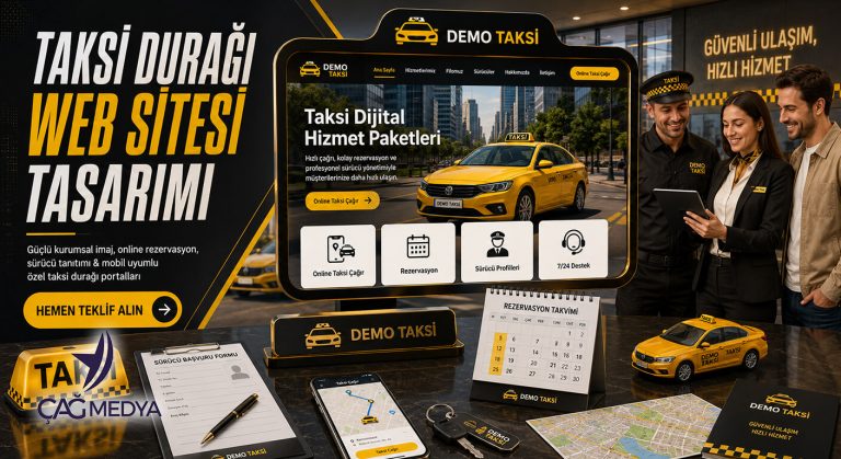 Taksi Durağı Web Sitesi Tasarımı