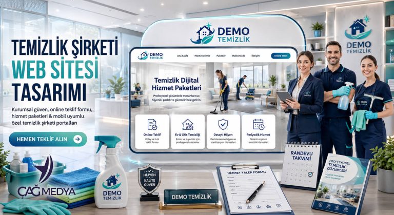 Temizlik Şirketi Web Sitesi Tasarımı