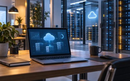 Web hosting seçimi için sunucu altyapısı ve dizüstü bilgisayar