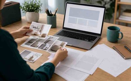 Web sitesi içeriği hazırlayan işletme sahibi